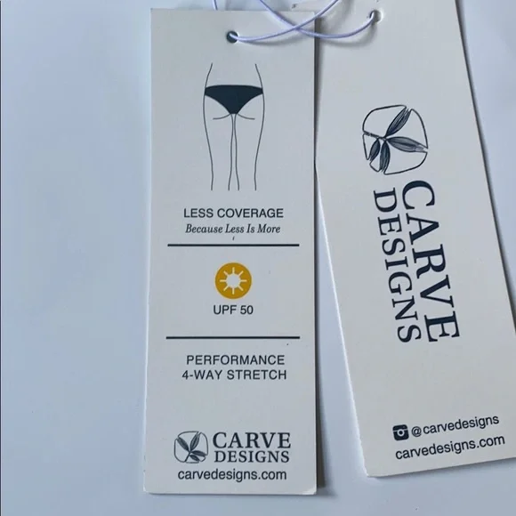 Carve Designs bikini swim bottom reversible L NWT - Picture 9 of 11